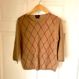 EUC Brooks Brothers women's merino sweater - sz M